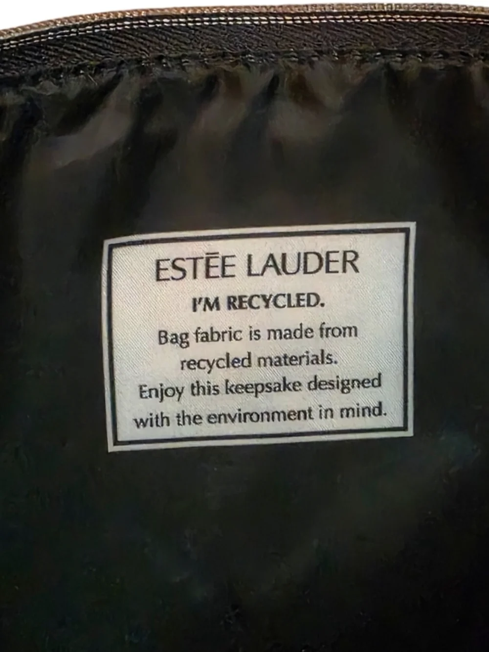 Estee Lauder Boho Chic Travel Cosmetic Pouch with Branded Interior Label